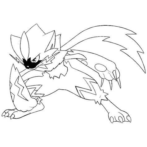 Raboot Pokemon Coloring Pages By Ericsonic18