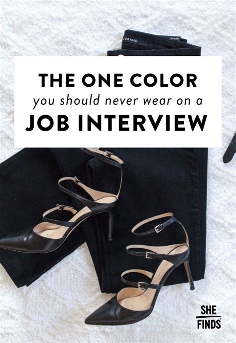 The One Color You Should Never Wear On A Job Interview