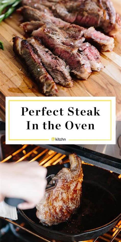 How To Cook Perfect Steak In The Oven Recipe Recipes Steak Dinner Oven Steak Recipes