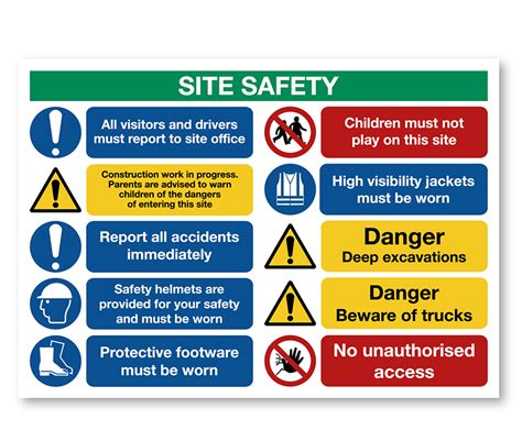 Signages For Construction Sites Homes And Offices Safety Signs