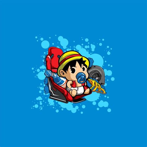 Baby Racing Character Wearing Hat Sitting On The Seat Vector