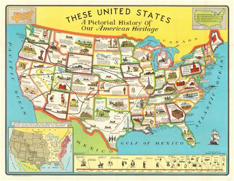 These United States A Pictorial History Of Our American Heritage Curtis Wright Maps