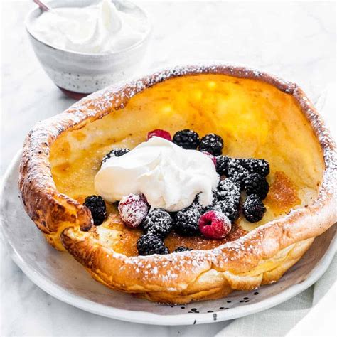 This Dutch Baby Pancake Is Large Fluffy And Makes For A Fantastic
