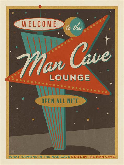 The Man Cave Collection Vintage Poster Art Perfect For Any Mans Clu