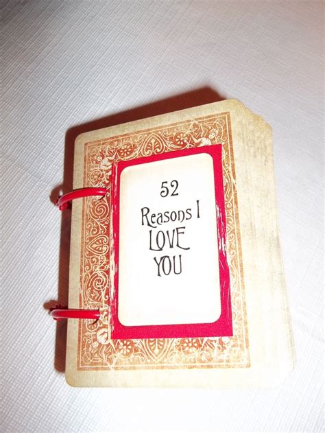 52 Reasons I Love You Card Deck Reasons I Love You Deck Of Cards