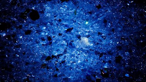 Blue Crystal Abstract