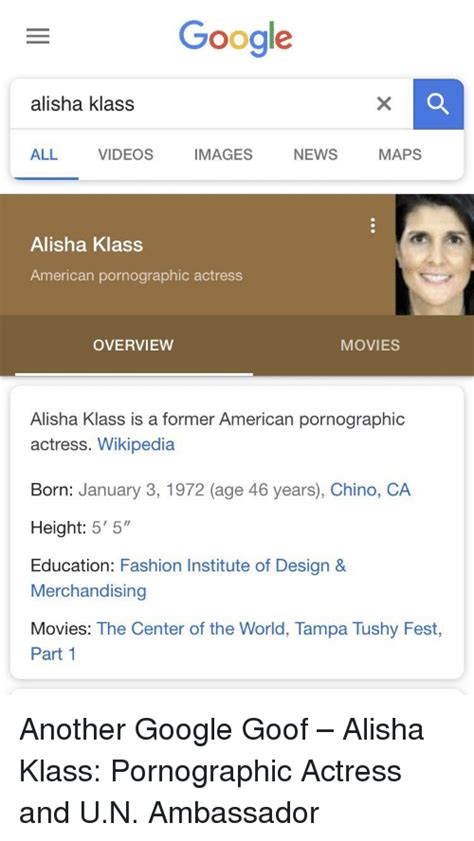 Alisha Klass Wiki Telegraph