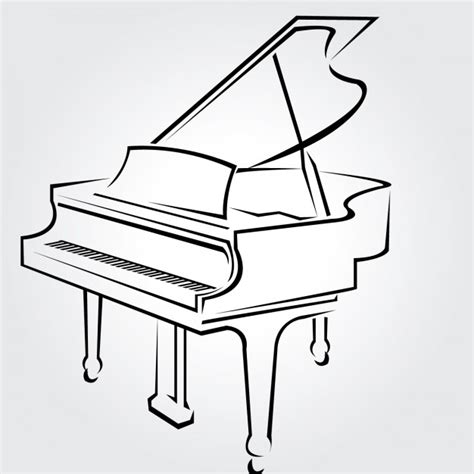 Free Piano Outline Cliparts, Download Free Piano Outline Cliparts png