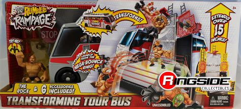 We did not find results for: WWE Transforming Tour Bus w/ The Rock - Rumblers Rampage Toy Wrestling Action Figure Play Set