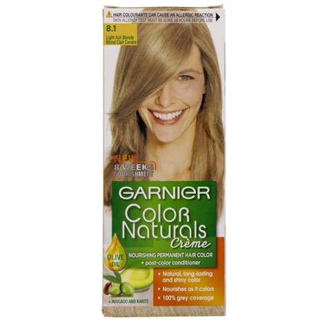 Garnier Color Naturals Crème 8 1 Light Ash Blonde MercatCo