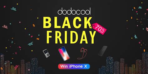 Dodocool Black Friday Deals Up To 70 Off And Win Iphone X Promo