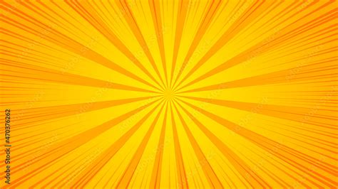 Orange Sunburst Pattern Sunrise Background Radial Rays Background