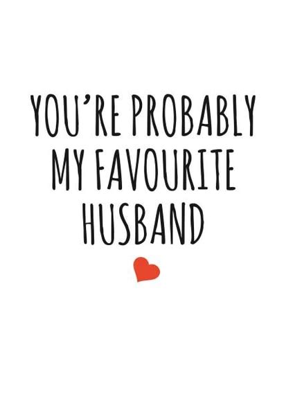 you re probably my favourite husband thortful