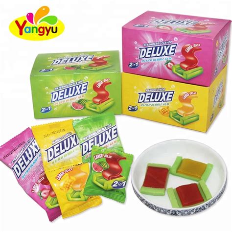 Fruit Jam Jelly Center Filling Bubble Gumchina Price Supplier 21food