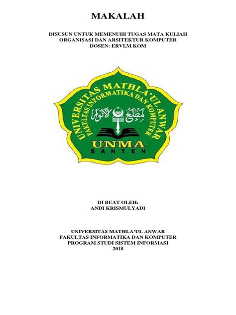 Organisasi dan arsitektur computer, struktur. ( Makalah Organisasi Dan Arsitektur Komputer
