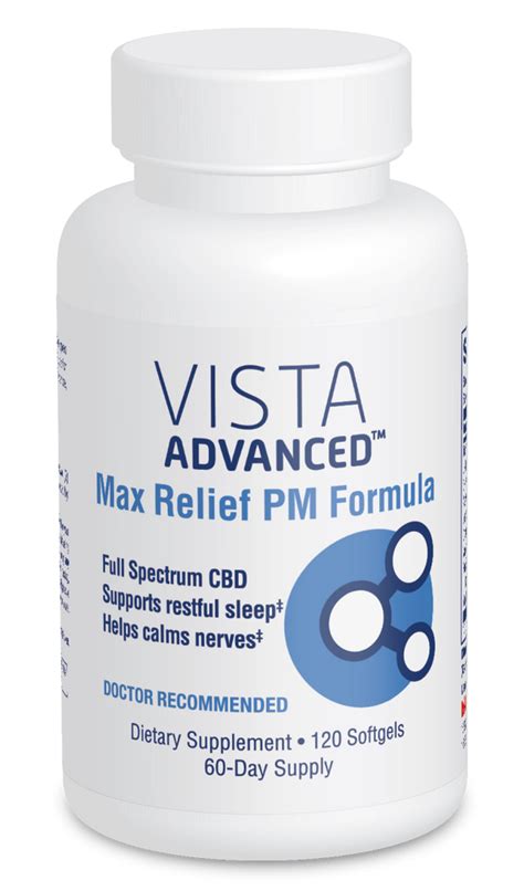 Max Relief Pm Formula Vista Otc Advanced Vitamins Supplements