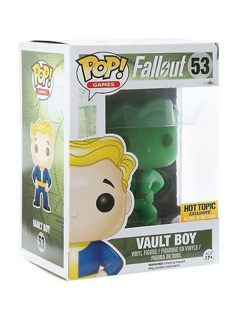 Funko Fallout Pop Games Vault Boy Green Glow In The Dark Vinyl Figure