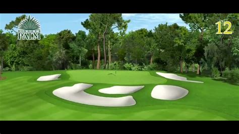 disney s palm golf course virtual flyover youtube