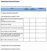 Software Implementation Project Plan Template Photos