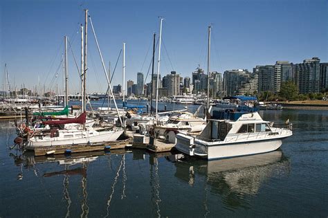 View Of Vancouver Harbor From Stanley Park No 0809 Photograph By