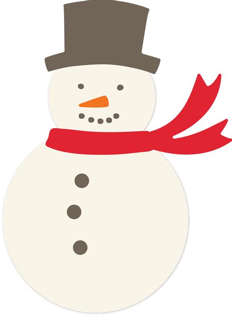 Snowman SVG Cut File - Snap Click Supply Co.