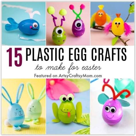 15 Recycled Plastic Egg Crafts For Easter