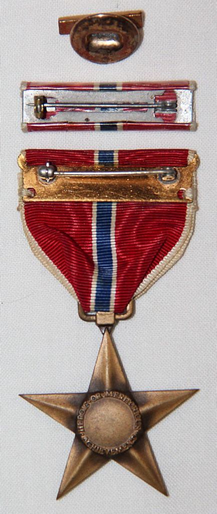 H017 Wwii Bronze Star Medal W Ribbon Bar And Lapel Pin B And B Militaria
