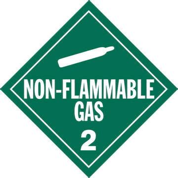 Division 2 1 Flammable Gas Placard Worded