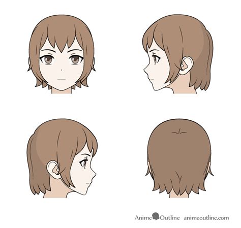 Anime Head Tilt Drawing