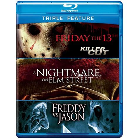 Friday The 13th Nightmare On Elm St Freddy Vs Jason Blu Ray