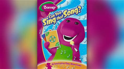 Barney Can You Sing That Song 2005 Dvd Youtube