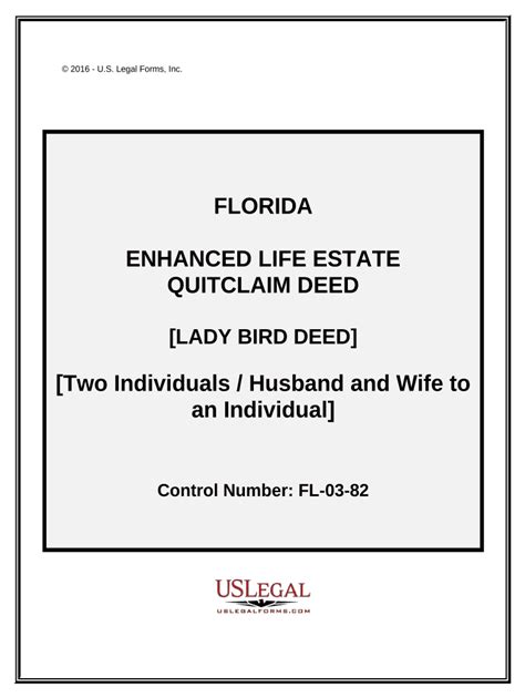 Printable Lady Bird Deed Florida Form Fill Out And Sign Printable Pdf
