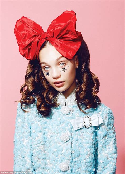 Maddie Ziegler Models A Series Of Dramatic Make Up Looks