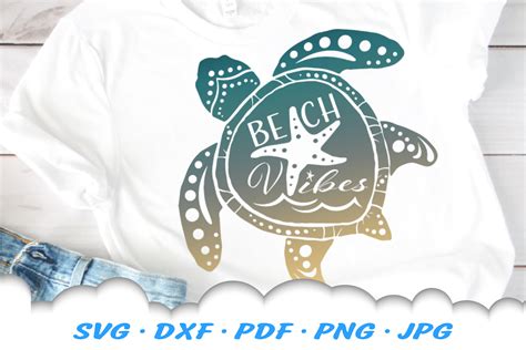 Summer Beach Vibes Turtle Svg Dxf Cut Files Bundle Svgs My Xxx Hot Girl