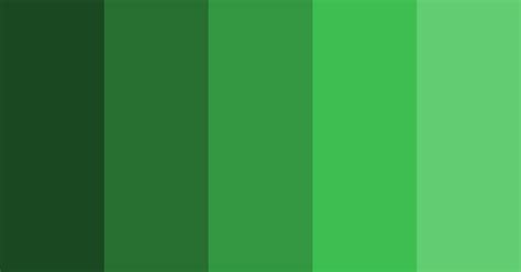 Green Monotone Color Scheme Green