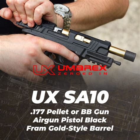 Umarex Ux Sa10 177 Caliber Blowback Co2 Pellet Or Bb Air Pistol With