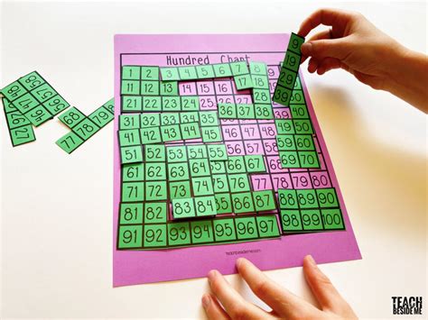 Hundred Chart Puzzle With Printable Teach Beside Me