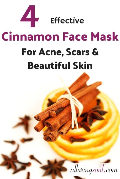 Cinnamon Face Mask For Acne Scars And Beautiful Skin
