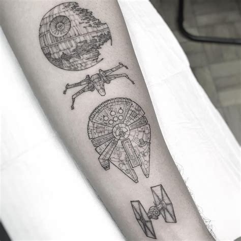 Tattoo Uploaded By Tattoodo Star Wars Tattoo By William Marin