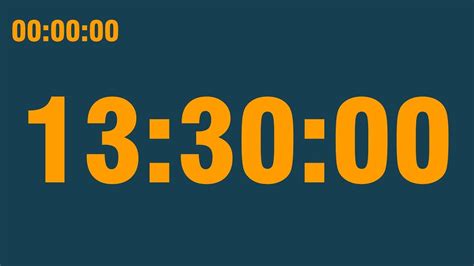 Easy to adjust, pause, restart or reset. 13 hour 30 minute timer (play at 0.5x speed) (with end ...