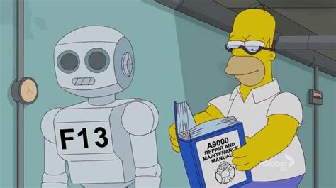 The Simpsons Season 23 Episode 17 Them Robot Watch Cartoons Online