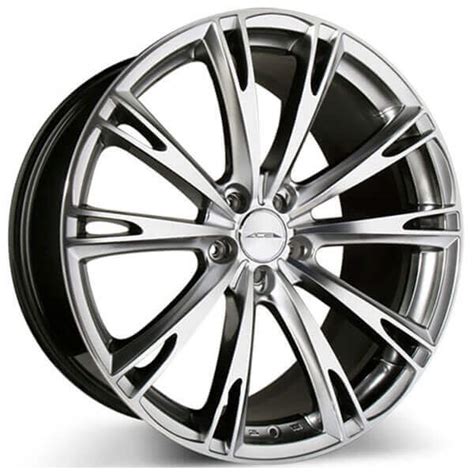 19 Ace Alloy Wheels Aspire Hyper Silver With Machined Face Rims Ace008 2