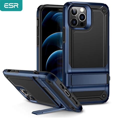 Esr For Iphone 12 Stand Case For Iphone 12 Pro Case Back Cover For