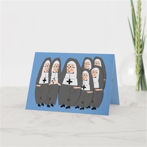 funny nun cards greeting cards and more zazzle ca