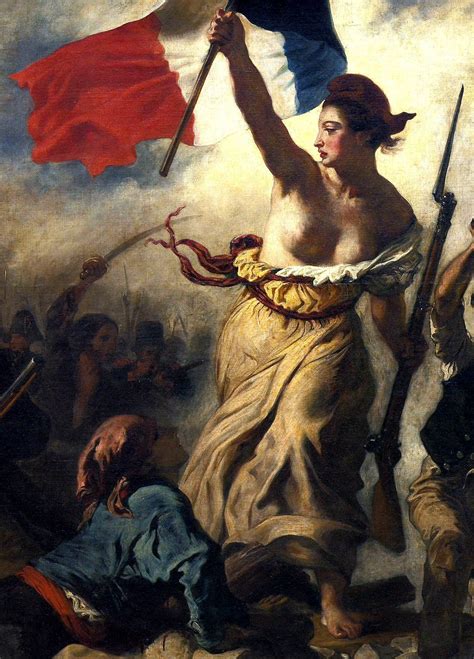 Marianne Personification Of France Liberty Leading The People Art