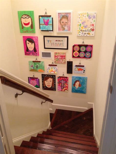 Portrayal Of How To Display Kids Art Without Making It Bothersome