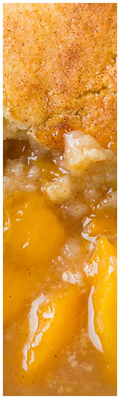 Peach Cobbler ~ This One Is Hands Down The Best Light And Fluffy