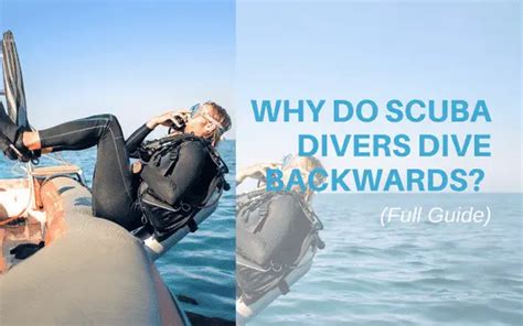 Why Do Scuba Divers Dive Backwards Full Guide Best Scuba Pro