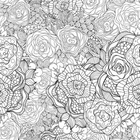 Flowers Advanced Coloring Pages 12