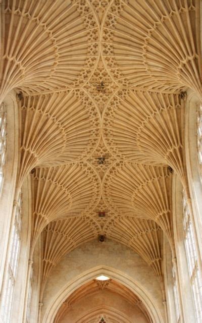 The Famous Fan Vaulting In The Nave Of Bath Abbey Designed By Robert